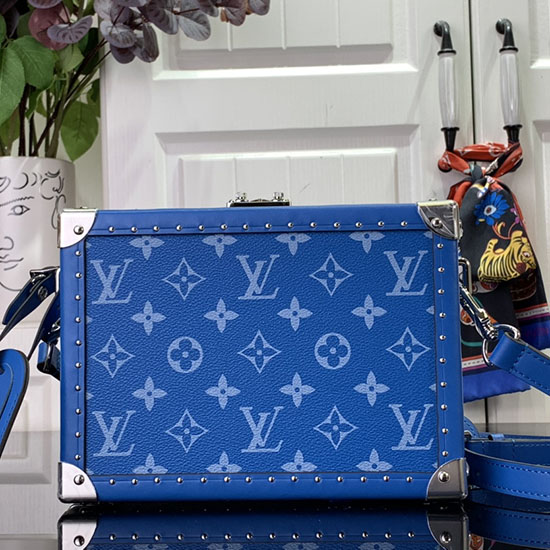 Louis Vuitton Spojka Box Modrá M11049