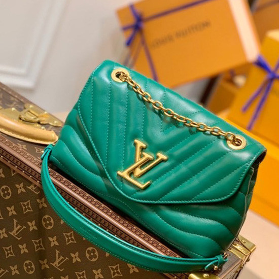 Lv New Wave Chain Bag Green M58664