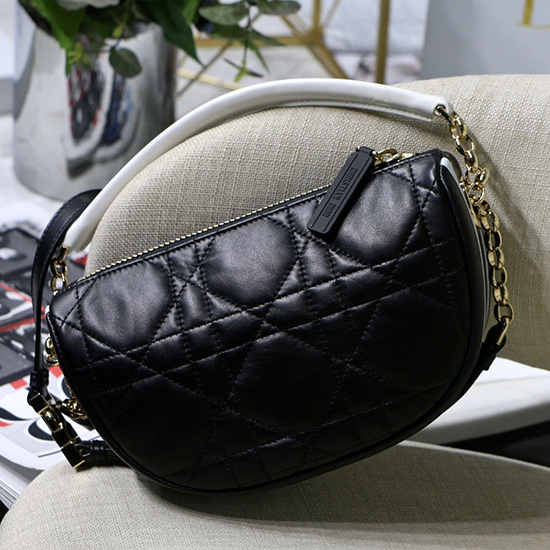 Malá Dior Vibe Hobo Taška černá Dm8022