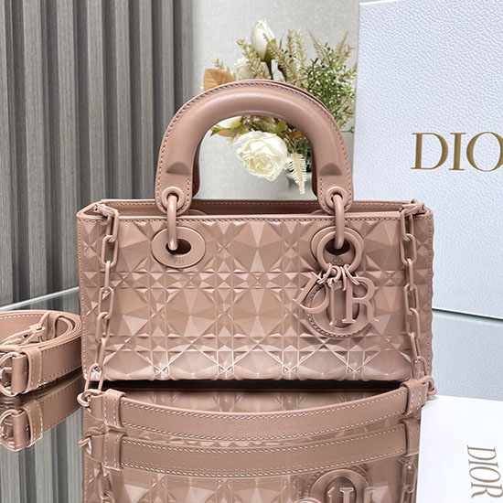 Malá Kabelka Dior Nebo Lady D-joy Růžová Dm0613