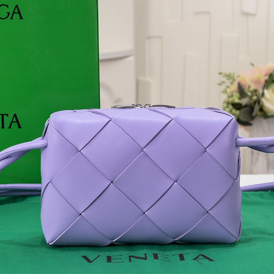 Malá Kazetová Brašna Na Fotoaparát Bottega Veneta Fialová 6600