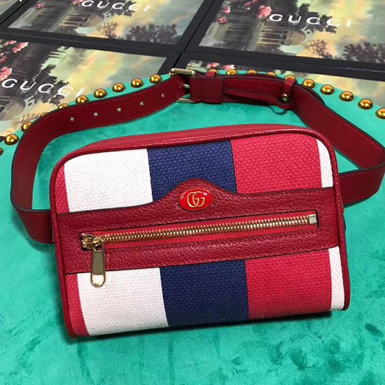 Malá Plátěná Taška Na Opasek Gucci Ophidia 517076