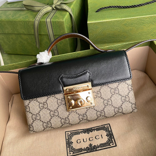 Mini Taška Gucci Visací Zámek černá 652683