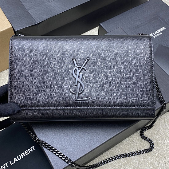 Saint Laurent Kate 24 řetízková Taška černá 354021