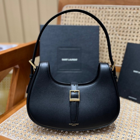 Saint Laurent Le Fermoir Hobo Taška černá 672615