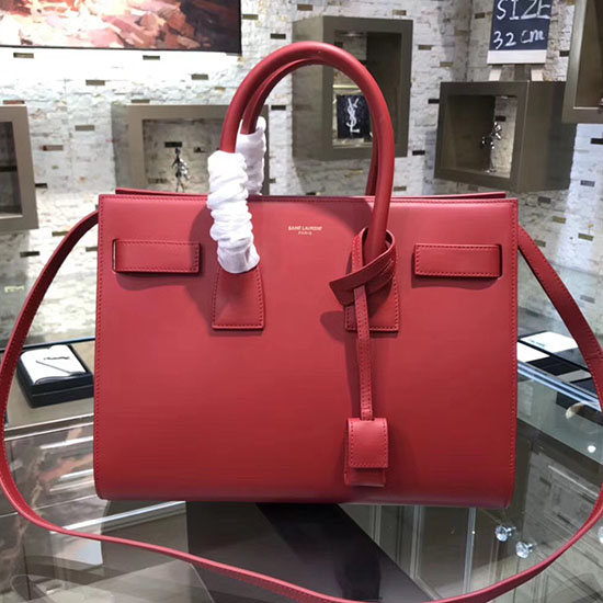 Saint Laurent Sac De Jour Sáček Na Polévku červený 324823