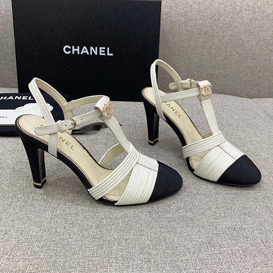 Sandály Chanel Bílé Cs03185