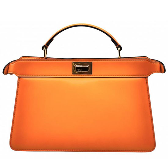 Taška Fendi Peekaboo Iseeu Oranžová F70193