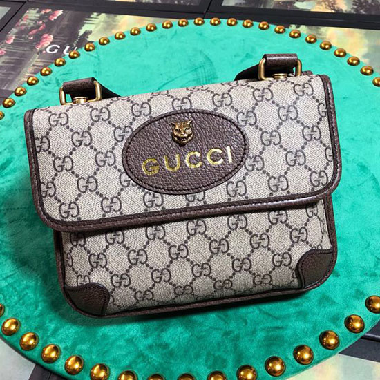 Taška Gucci Gg Supreme Messenger Hnědá 501050