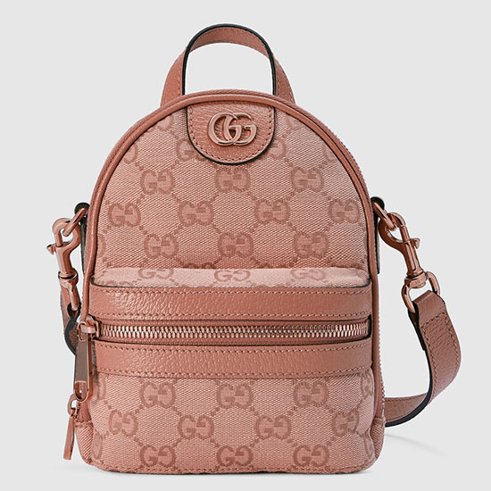 Taška Přes Rameno Gucci Ophidia Mini Gg Růžová 739701