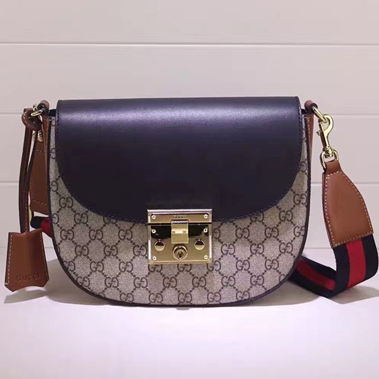 Taška Přes Rameno Gucci Padlock Gg Supreme 453189