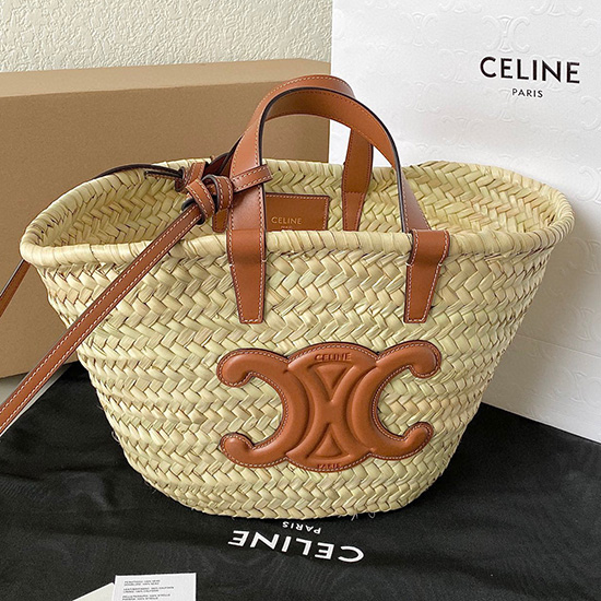 Teen Triomphe Celine Classic Panier Brown C35363