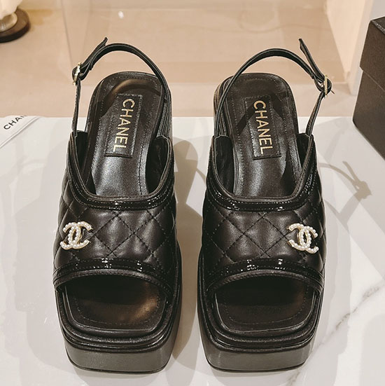 Chanel Højhælede Sandaler Smc071702