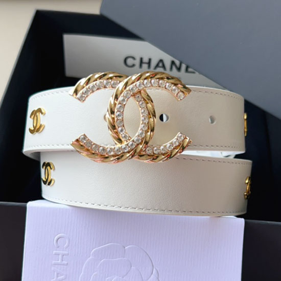 Chanel Læder Bælte Sy1102