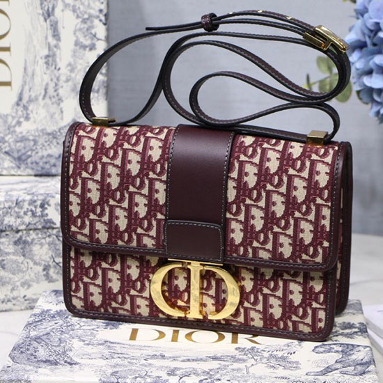 Dior 30 Montaigne Dior Skrå Taske Bordeaux M9203