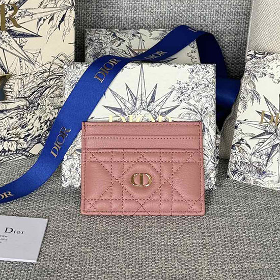 Dior Caro Freesia Kortholder Pink S5130