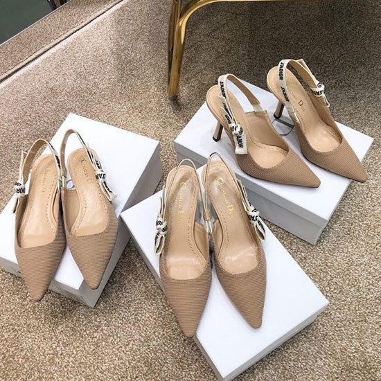 Dior Jadior Slingback Pumpe Beige D05161