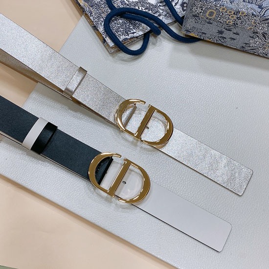 Dior Læder 35mm Bælte Db052301