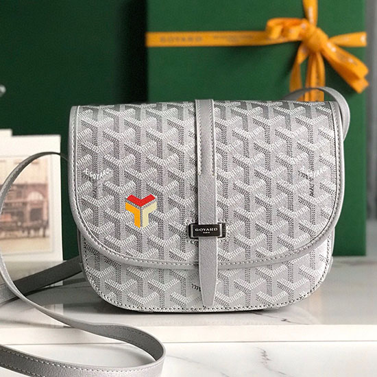 Goyard Messenger Taske Sølv G6012