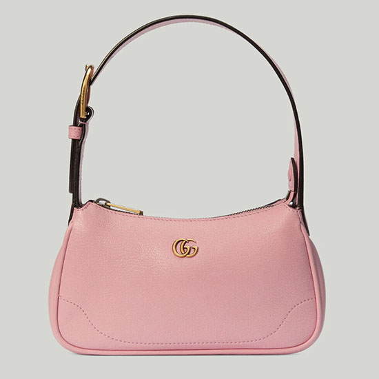 Gucci Aphrodite Mini Skuldertaske Lys Pink 739076