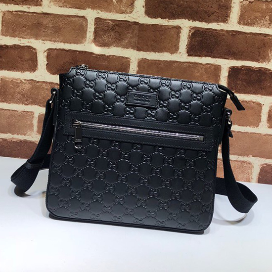 Gucci Gg Messenger Taske 406410 I Læder