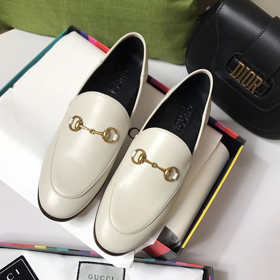 Gucci Loafers I Kalveskind Hvid Gs02