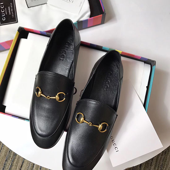 Gucci Loafers I Kalveskind Sort Gs02