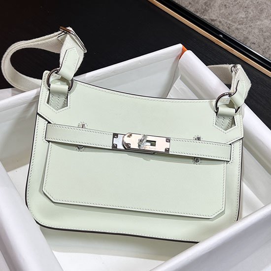 Hermes Swift Læder Mini Jypsiere Taske Vert Fizz Hj0730