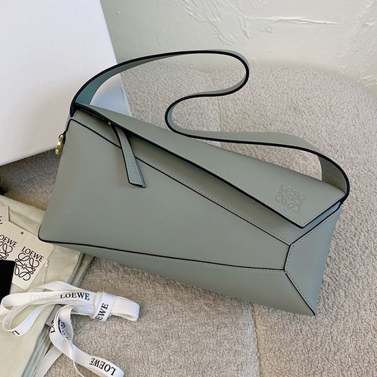 Loewe Puzzle Hobo Skuldertaske Grå L51067