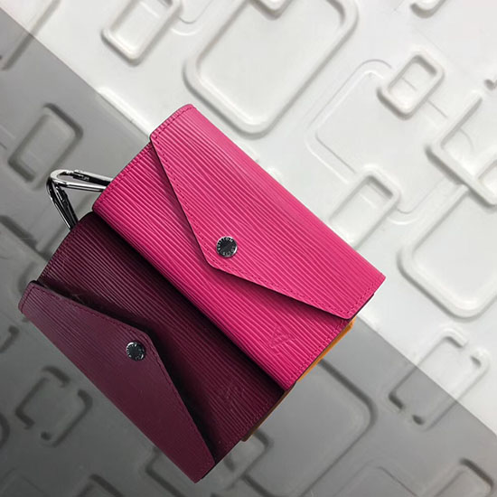 Louis Vuitton Epi Læder Nøgletaske Fuchsia M56246