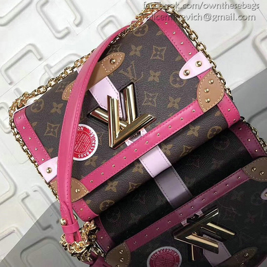 Louis Vuitton Epi Læder Twist Mm Pink M43629