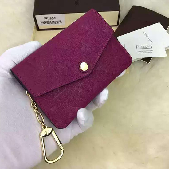 Louis Vuitton Monogram Empreinte Nøgletaske Bordeaux M60633