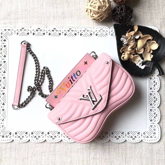 Louis Vuitton New Wave Kædetaske Mm Pink M51498