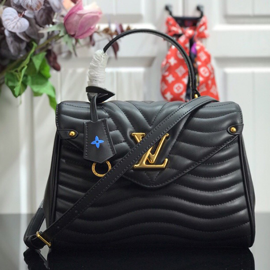 Louis Vuitton New Wave Top Håndtag Taske Sort M53931