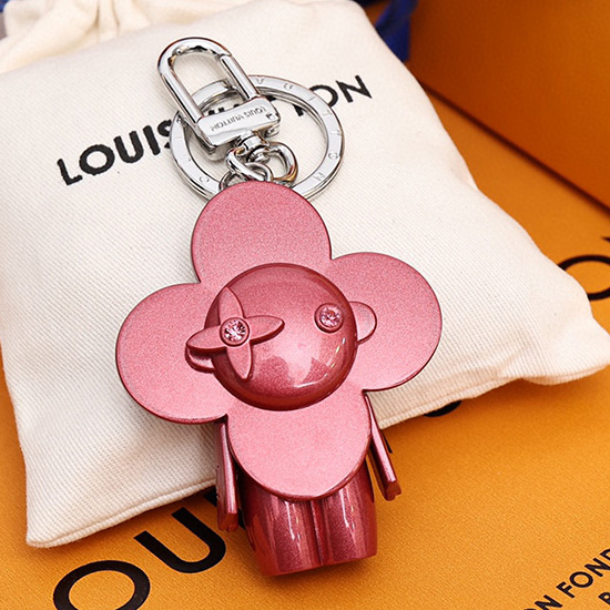 Louis Vuitton Taske Charm Og Nøgleholder Pink M00484