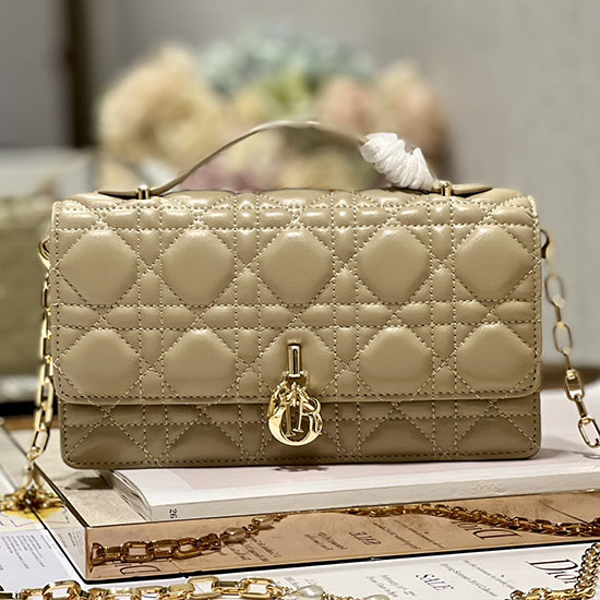 Miss Dior Mini Taske Beige D0980