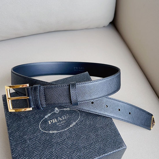 Prada 34mm Læderbælte Pb051002