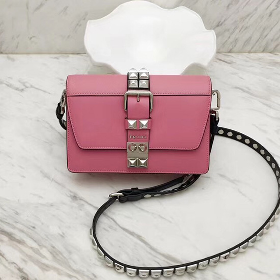 Prada Elektra Lædertaske Pink 1bd121