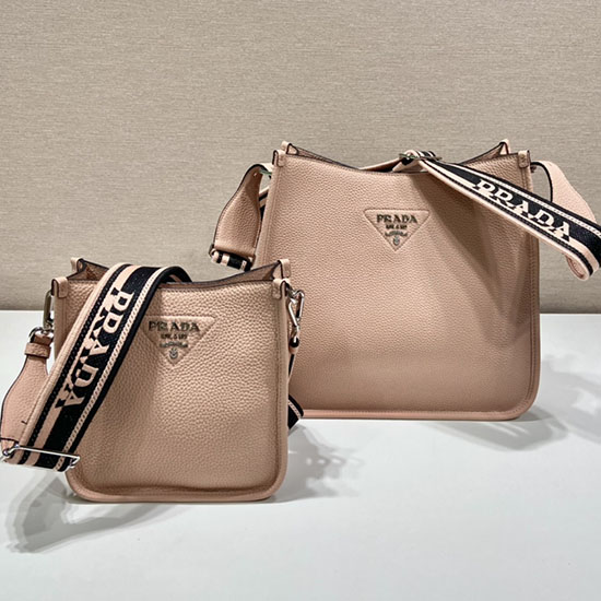 Prada Læder Skuldertaske Pink 1bc073