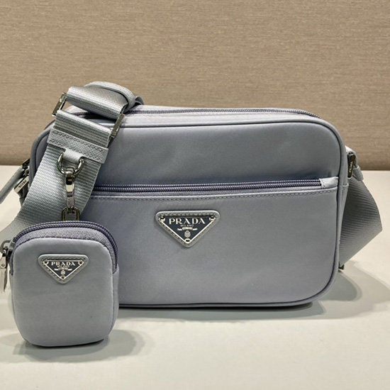 Prada Re-nylon Skuldertaske Grå 1bc167