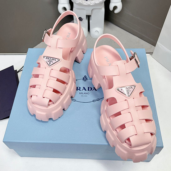 Prada Skumgummisandaler Pink Sdp051402