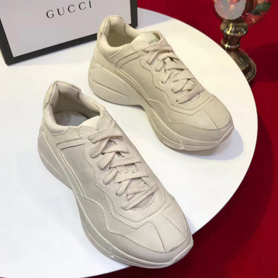 Rhyton Gucci Læder Sneaker 498916