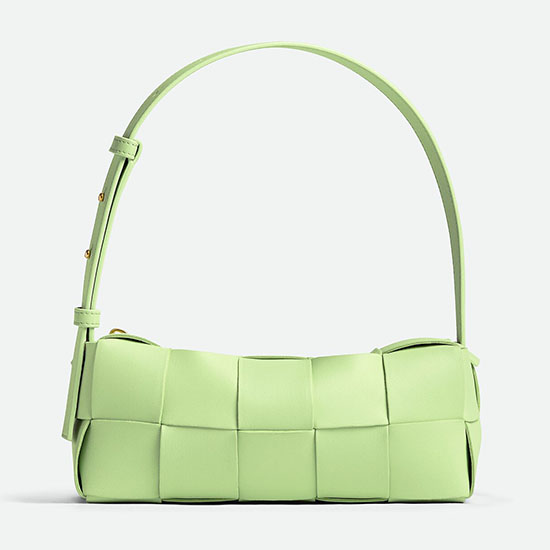 Bottega Veneta Kleine Ziegelkassette Fenchel 729166