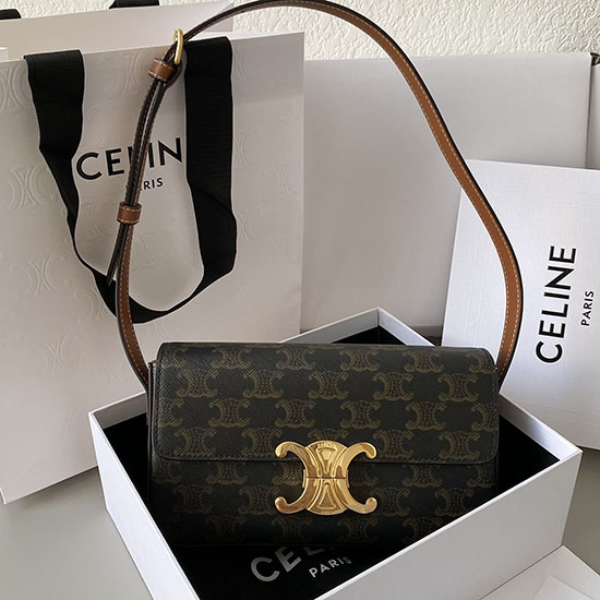 Celine Triomphe Canvas Umhängetasche C35029