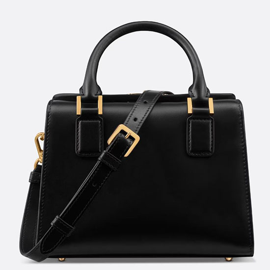 Dior Kleine Boston-Tasche Schwarz M8671