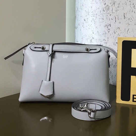 Fendi übrigens Reguläre Boston-Tasche Grau F81491