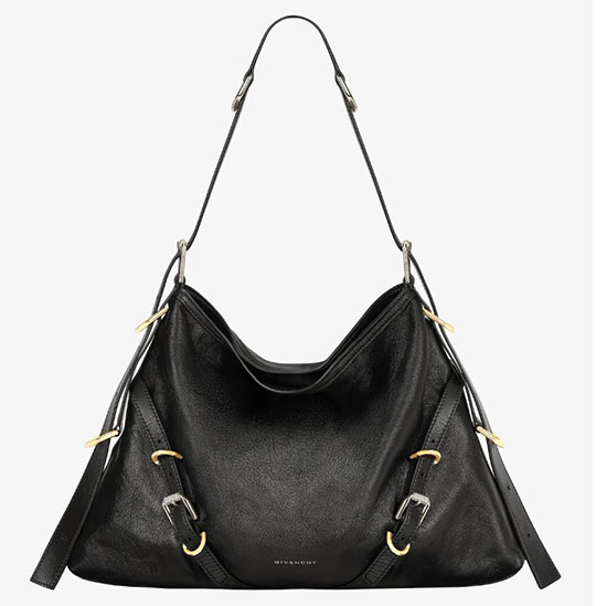 Givenchy Mittelgroße Voyou-Tasche Schwarz BB50