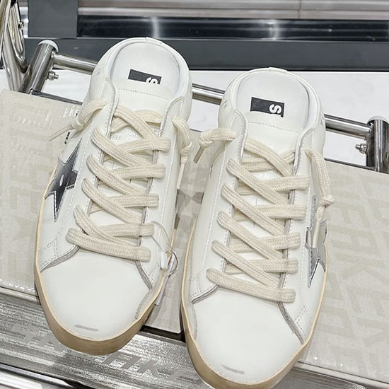 Golden Goose-Kalbsleder-Hausschuhe Sng082622