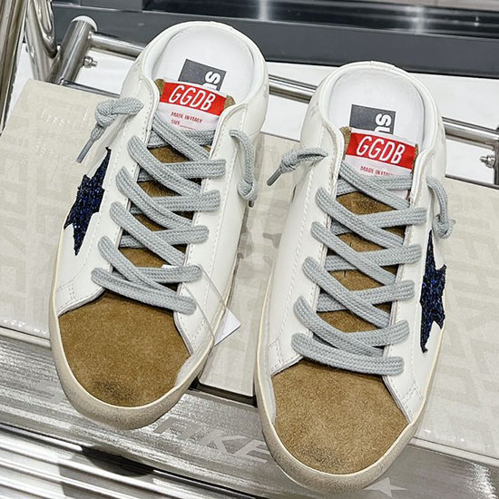 Golden Goose-Kalbsleder-Hausschuhe Sng082623