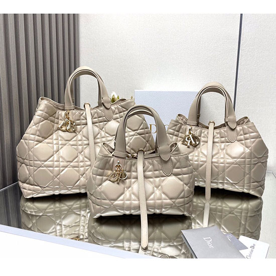 Große Dior Toujours Tasche Beige M3319